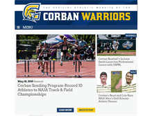 Tablet Screenshot of corbanwarriors.com